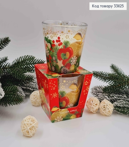 Аромасвечка стакан Christmas Eve (pine, spices, woody and citrus notes) 115г/30год., 331125НР фото 2