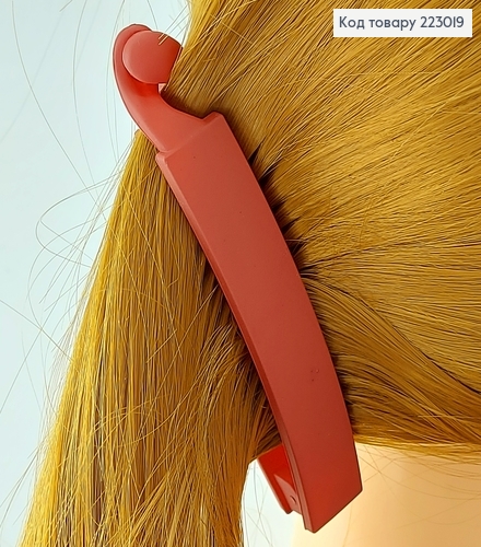 ¶Заколка банан каучук 10 см в ассорт. 223019 фото 5