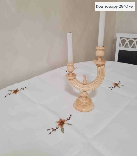 Пасхальная скатерть, "Лен", с вышивкой "Крашанки в Корзине", размер 150*220см 284076 фото 5