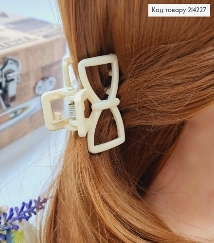 Краб пластик, Бантик, 4см, цвета в ассорт. 214227 фото 2