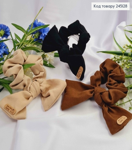 Резинка жатка с бантиком, 9*14см, цвета в ассортименте. 245128 фото 2