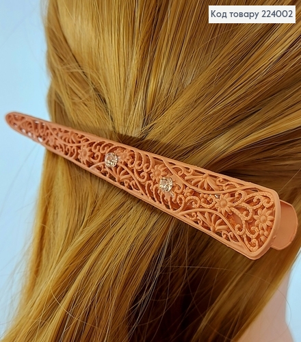 Заколка стрела металл кружево с камнями 13 см в асс. 224002 фото 4