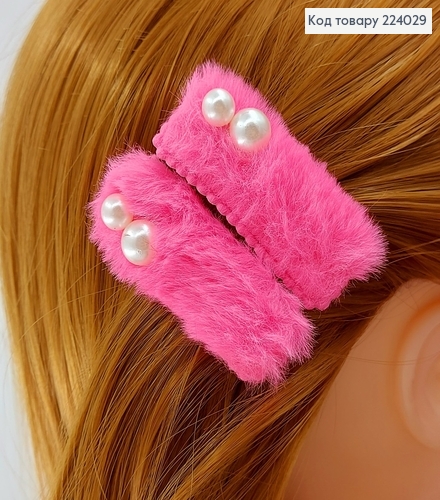 Заколка стрела металл с пушком 5 см 224029 фото 2