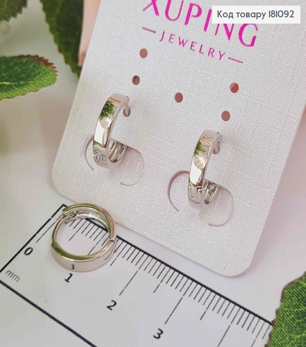 Серьги, кольца 1,5см, Xuping 181092 фото 2