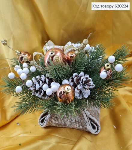 Новогодняя композиция из елки (игрушки, фигурка) в асс. 620224 фото 3