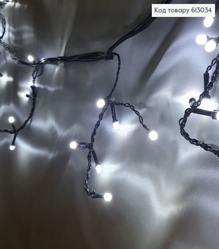 ¶Гирлянда сетка черная проволока 5 м 150 LED белая холодная 613034 фото 2