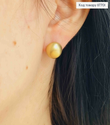 Серьги гвозди, Полушария, 1,2см, XUPING ТТМ 117701 фото 2