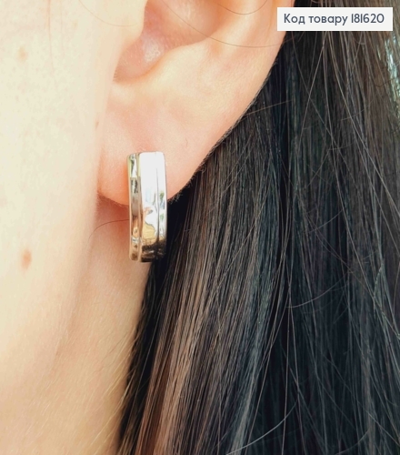 Серьги родственные Прямоугольные, 1,6*0,6см, английская застежка, Xuping 181620 фото 3