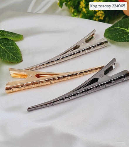 Заколка стрела металл Цветочек 12 см в асс. 224065 фото 2