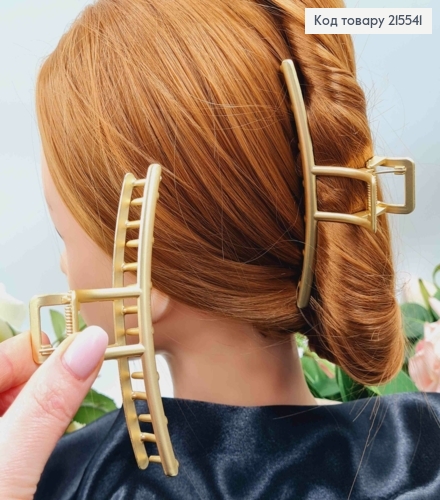 Краб металл 11,5см ТОНЕНЬКИЙ, ЗОЛОТОЙ цвет 215541 фото 2