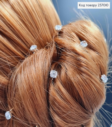 Шпилька - ухват с камнем 0,5см в огранке 237010 фото 3