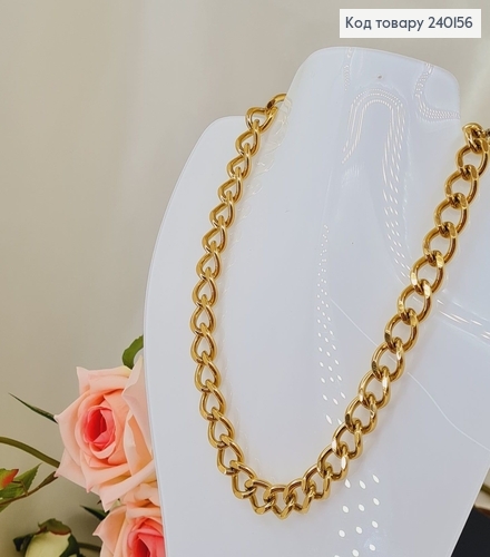 Ланцюжок 45+5см 1,2см лимонне золото Stainless Steel 240156 фото 3