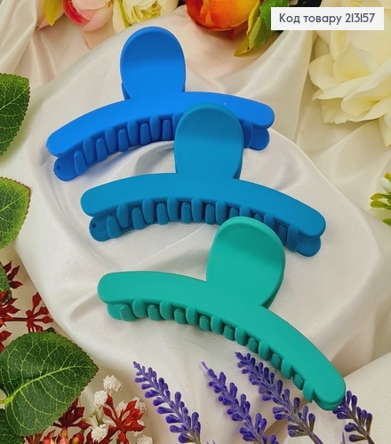 Краб пластик матовый 11см ДУГА плоская  (1*2см) в асорт. (разноцветный) 213157 фото 3