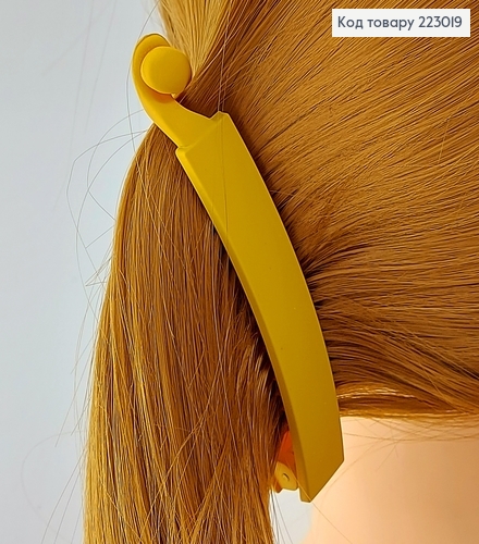 ¶Заколка банан каучук 10 см в ассорт. 223019 фото 4