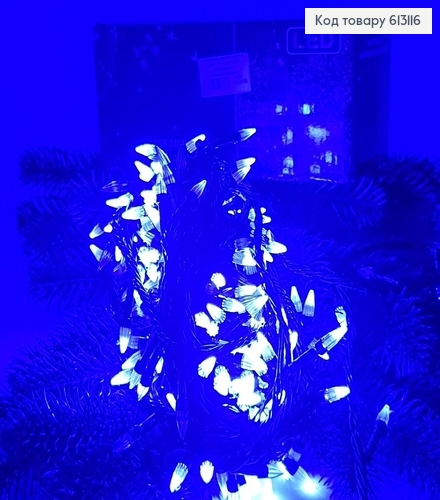 Гирлянда свеча черная проволока 20 м 320 LED цветная (с удлинителем) 613116 фото 2