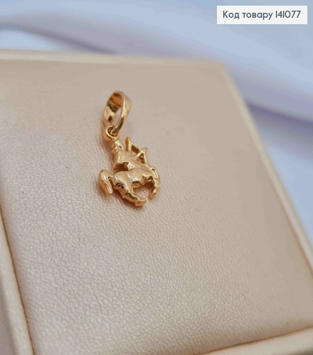 Кулон, знак зодиака "СТРЕЛЕЦ", 1,2см, Xuping 18К 141077 фото 2
