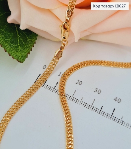 Цепочка плетения ПИТОН, ширина 4мм, длина 50см, Xuping 18K 121627 фото 2